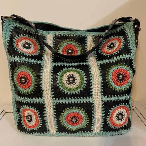 Franco Sarto Handbags - Franco Sarto Colorful Boho Tote